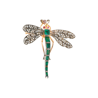 Antique Fire Fly Brooch