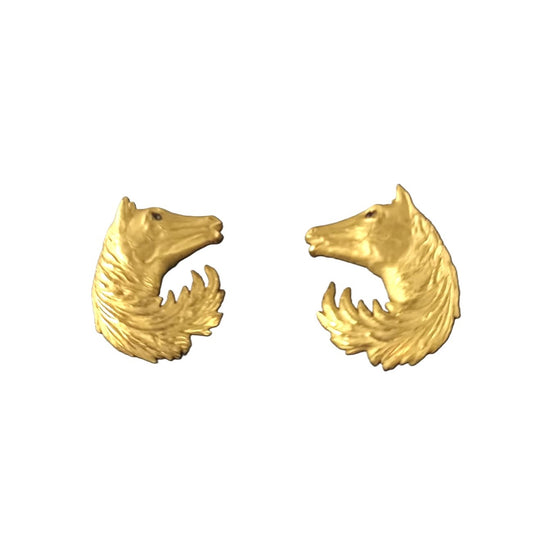 Hermès Horse Head Earrings