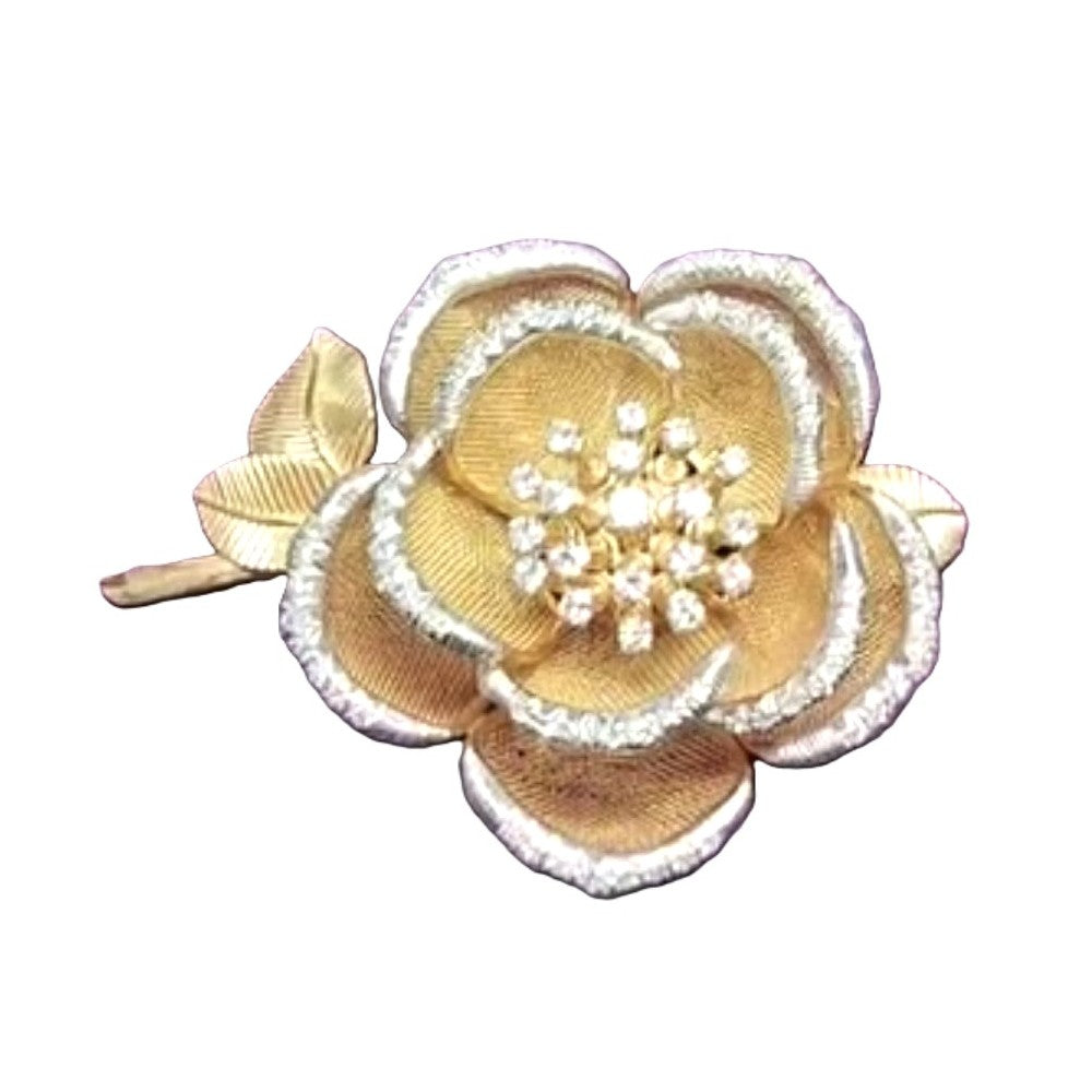 Vintage "En Tremblant" Flower Brooch