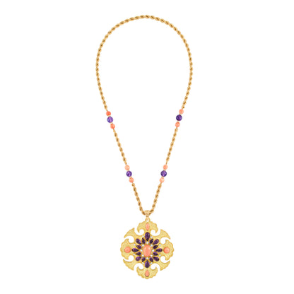 Van Cleef & Arpels Amethyst and Coral Sautoir