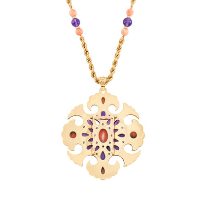 Van Cleef & Arpels Amethyst and Coral Sautoir