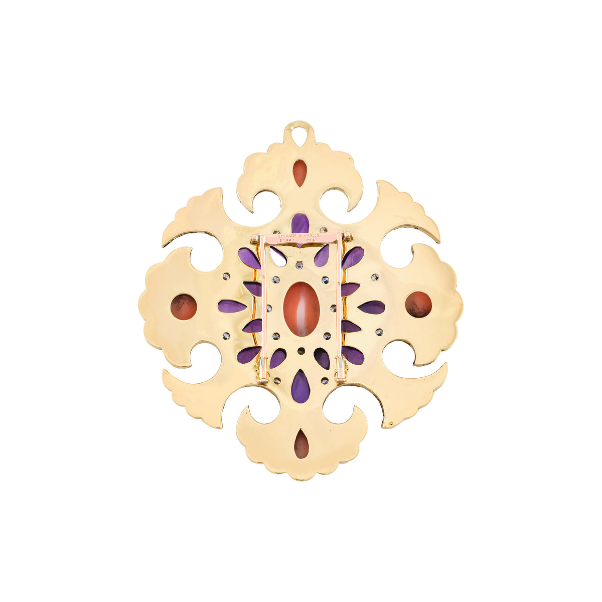 Van Cleef & Arpels Amethyst and Coral Sautoir