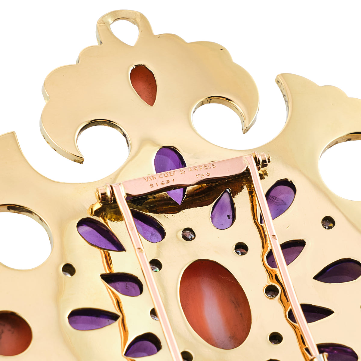 Van Cleef & Arpels Amethyst and Coral Sautoir