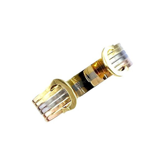 Cartier "Double C" Tri-Colour Gold Bangle