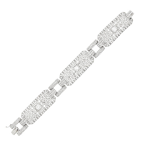 Vintage Platinum Bracelet