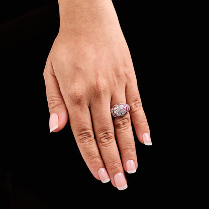 Vintage Ruby & Diamond Ring