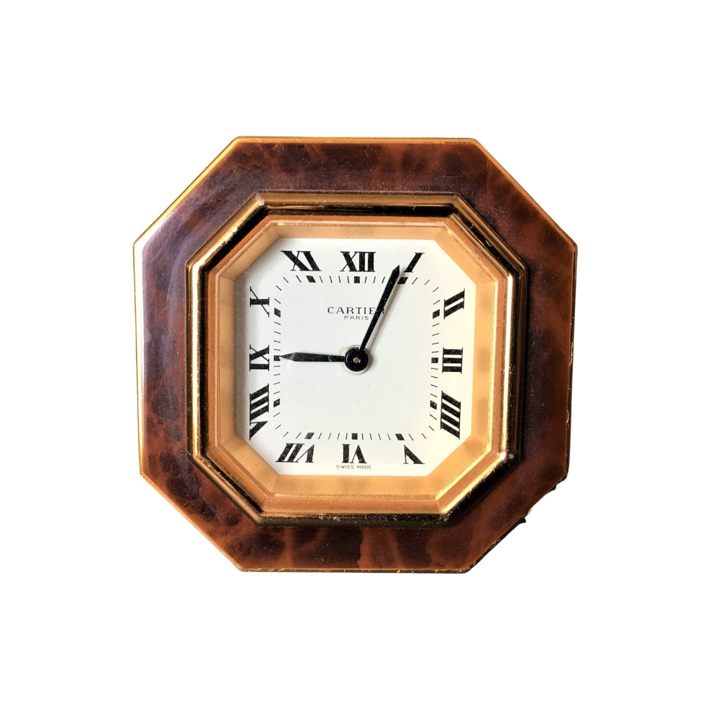 Cartier Mechanical Alarm Travel Clock