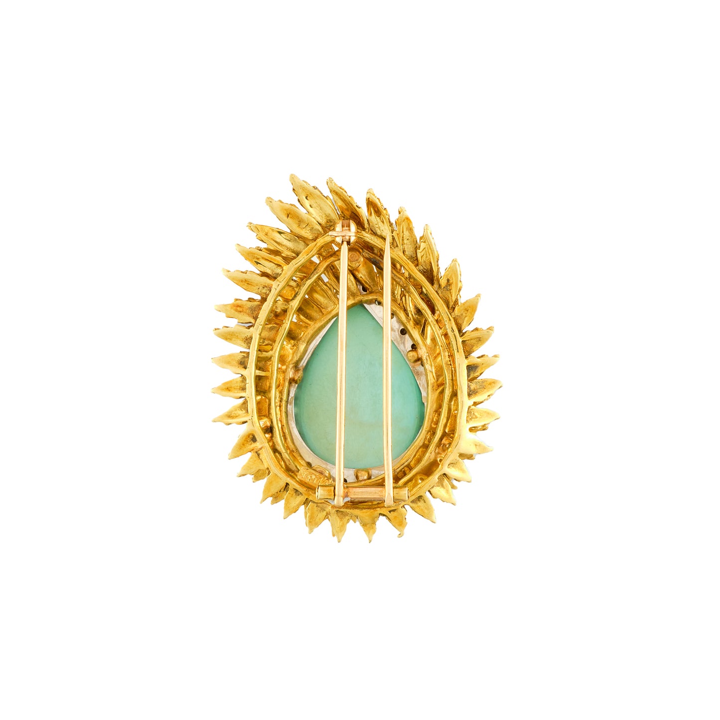 Vintage Turquoise Brooch