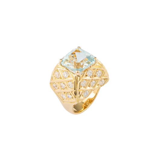 Vintage Blue Topaz Ring