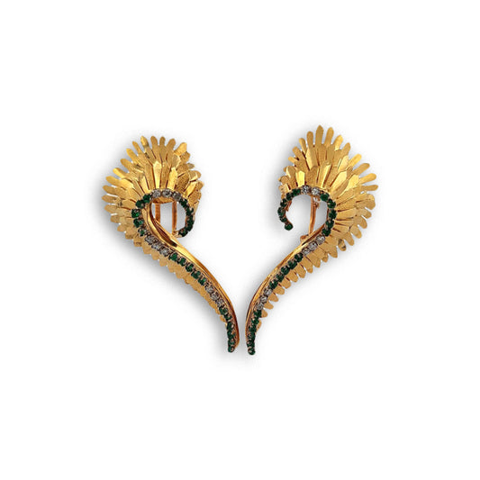 Vintage Feather Earrings