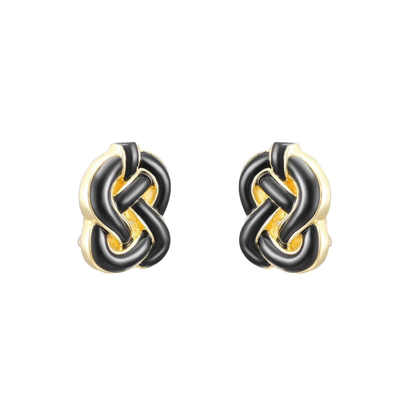 Tiffany & Co. Knot Onyx Earrings