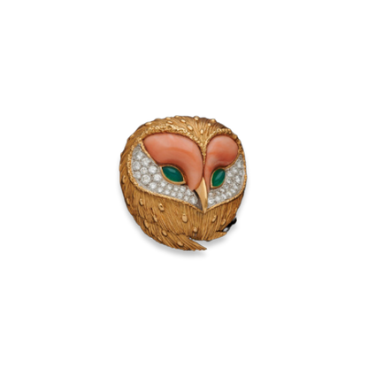 Attributed to Fred Paris - Vintage Owl Brooch