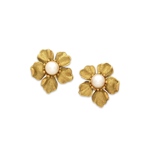 Tiffany & Co. Pearl Flower Earrings