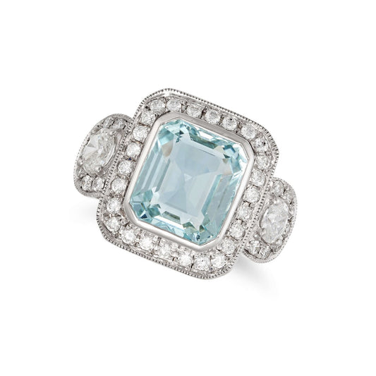 Aquamarine Ring