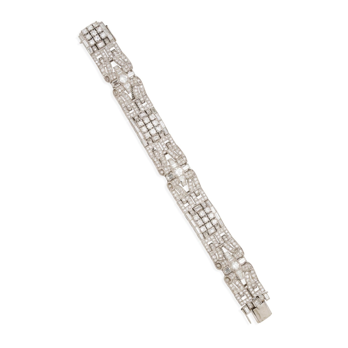 Art Deco Platinum Bracelet