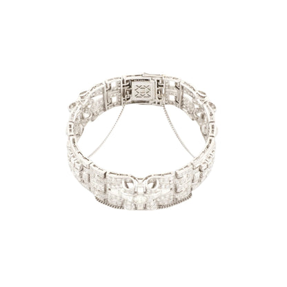 Art Deco Platinum Bracelet