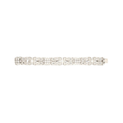 Art Deco Platinum Bracelet