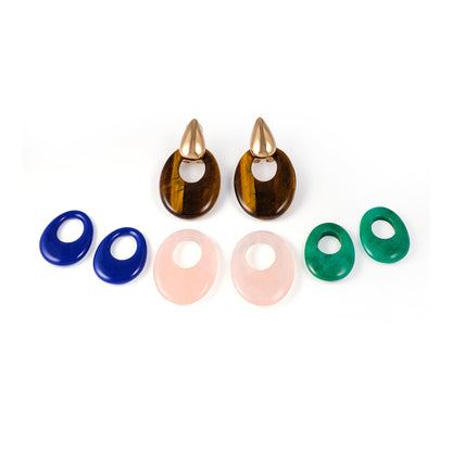 Vintage Multicolour Exchangeable Earrings