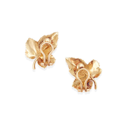 Tiffany & Co Leaf Earrings