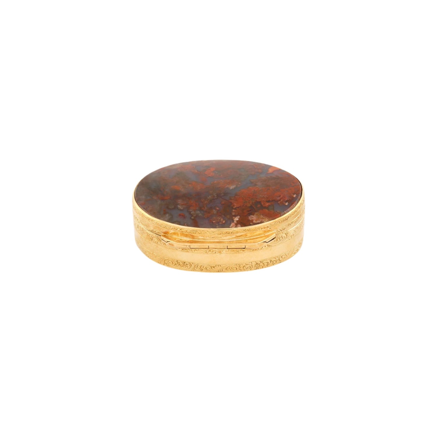 Vintage Agate Pill Box