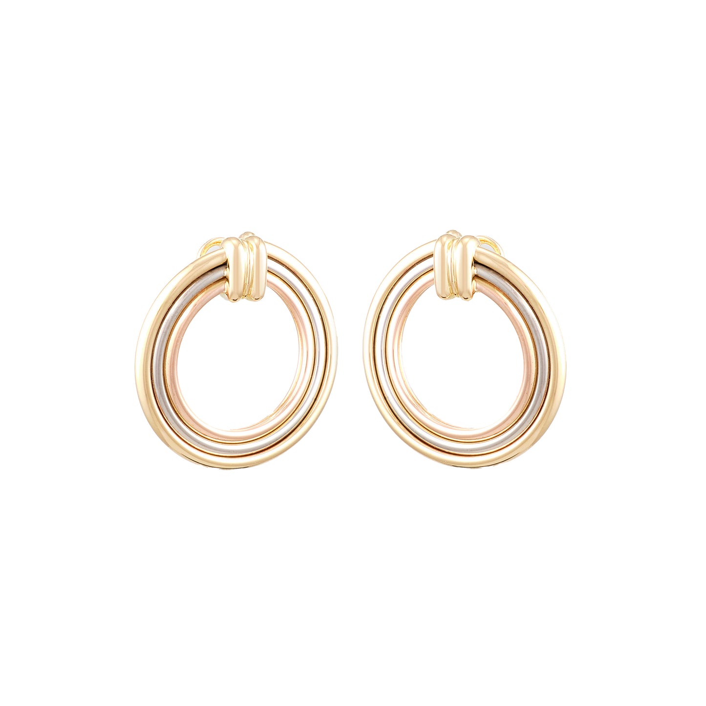 Cartier Trinity Hoop Earrings