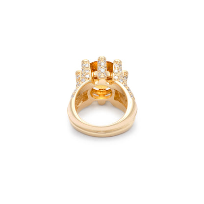 Sonia B Citrine & Diamond Ring