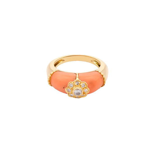 Jean & Pierre Bellin Coral Ring