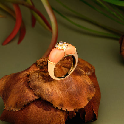 Jean & Pierre Bellin Coral Ring