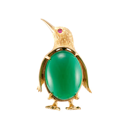 Vintage Penguin Brooch