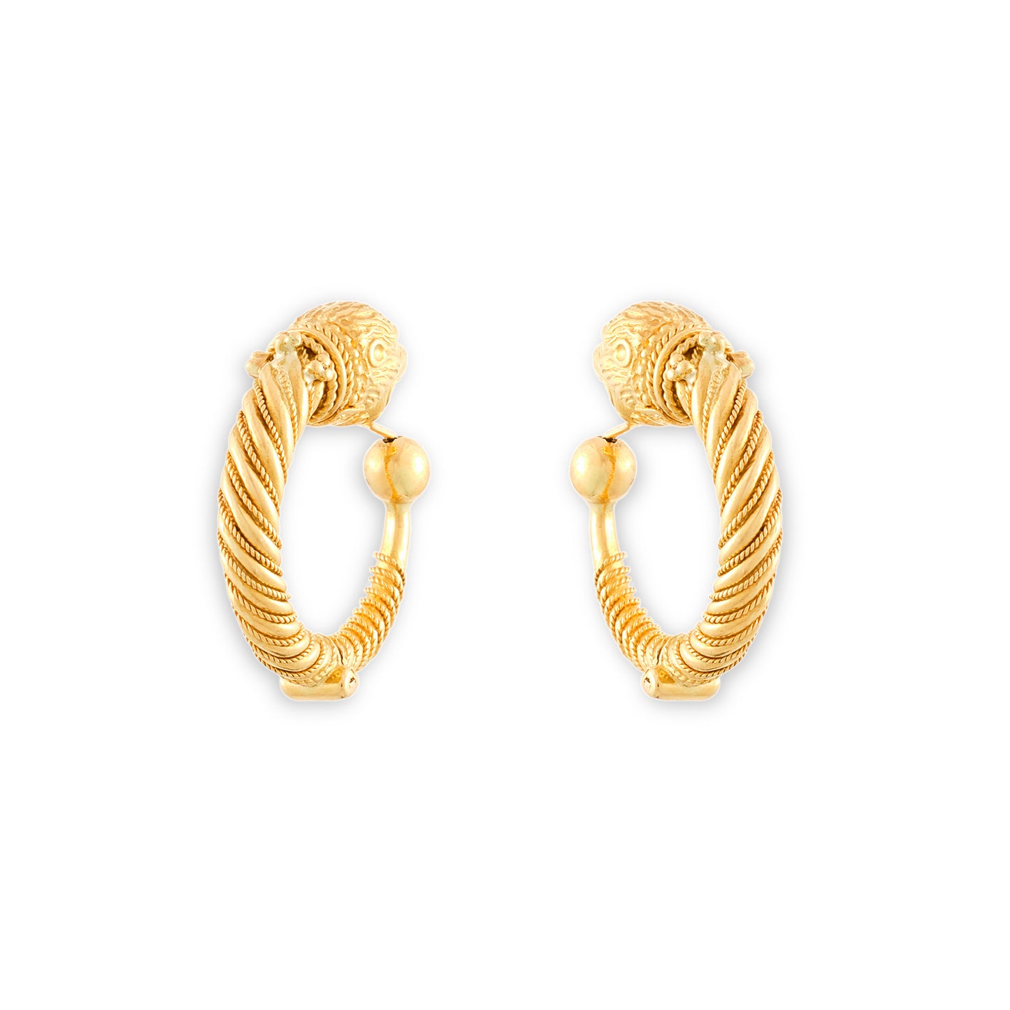 Lalaounis Lion Earrings