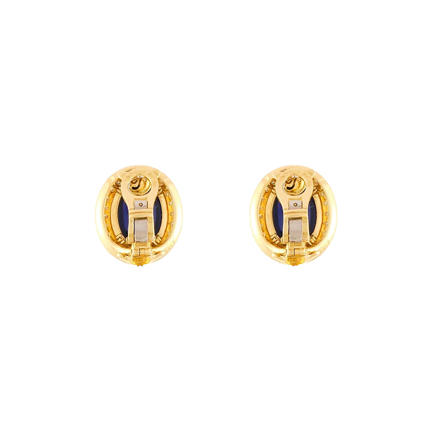 Poiray Iolite and Tourmaline Earrings