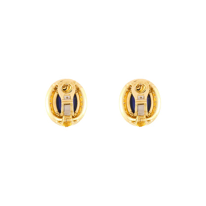 Poiray Iolite and Tourmaline Earrings