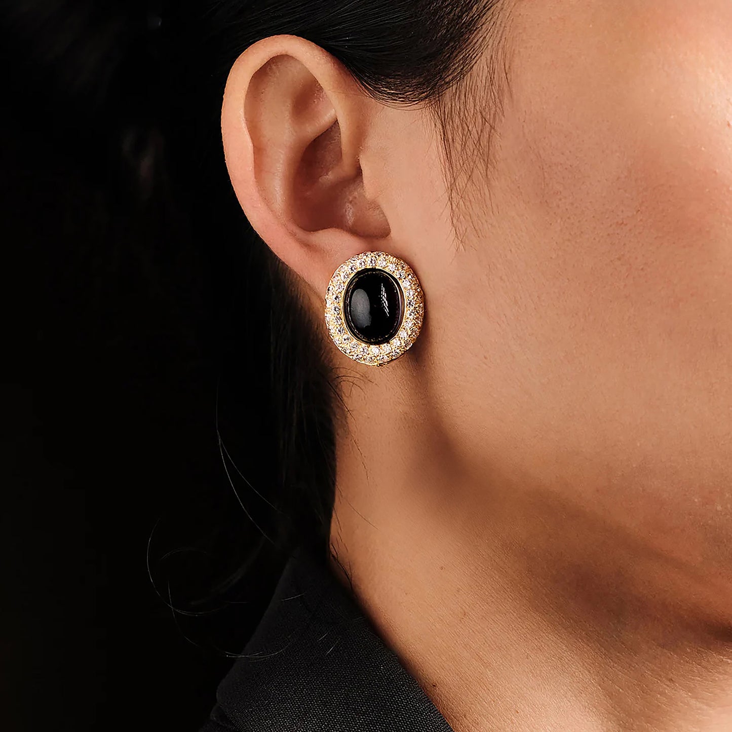 Poiray Iolite and Tourmaline Earrings