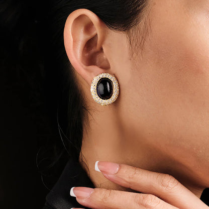 Poiray Iolite and Tourmaline Earrings