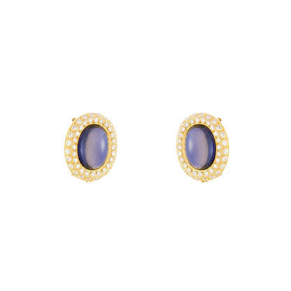 Poiray Iolite and Tourmaline Earrings