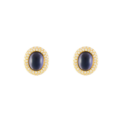 Poiray Iolite and Tourmaline Earrings