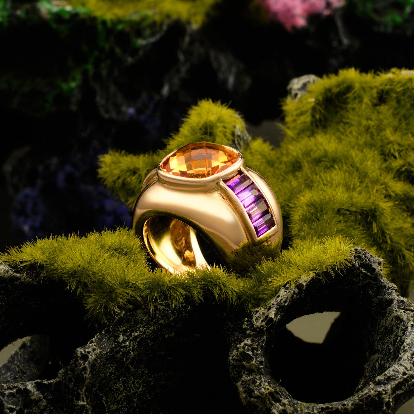 Poiray Citrine Ring