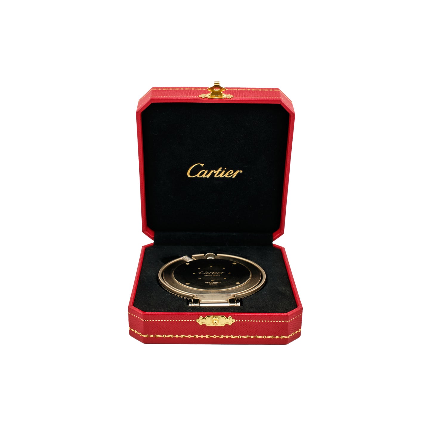 Cartier Pasha Pendulette Alarm Desk Clock