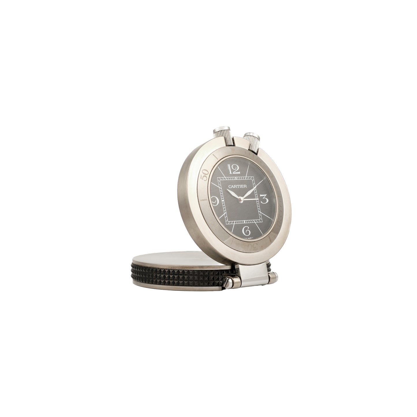 Cartier Pasha Pendulette Alarm Desk Clock