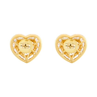 Vintage Heart-Shaped Earrings