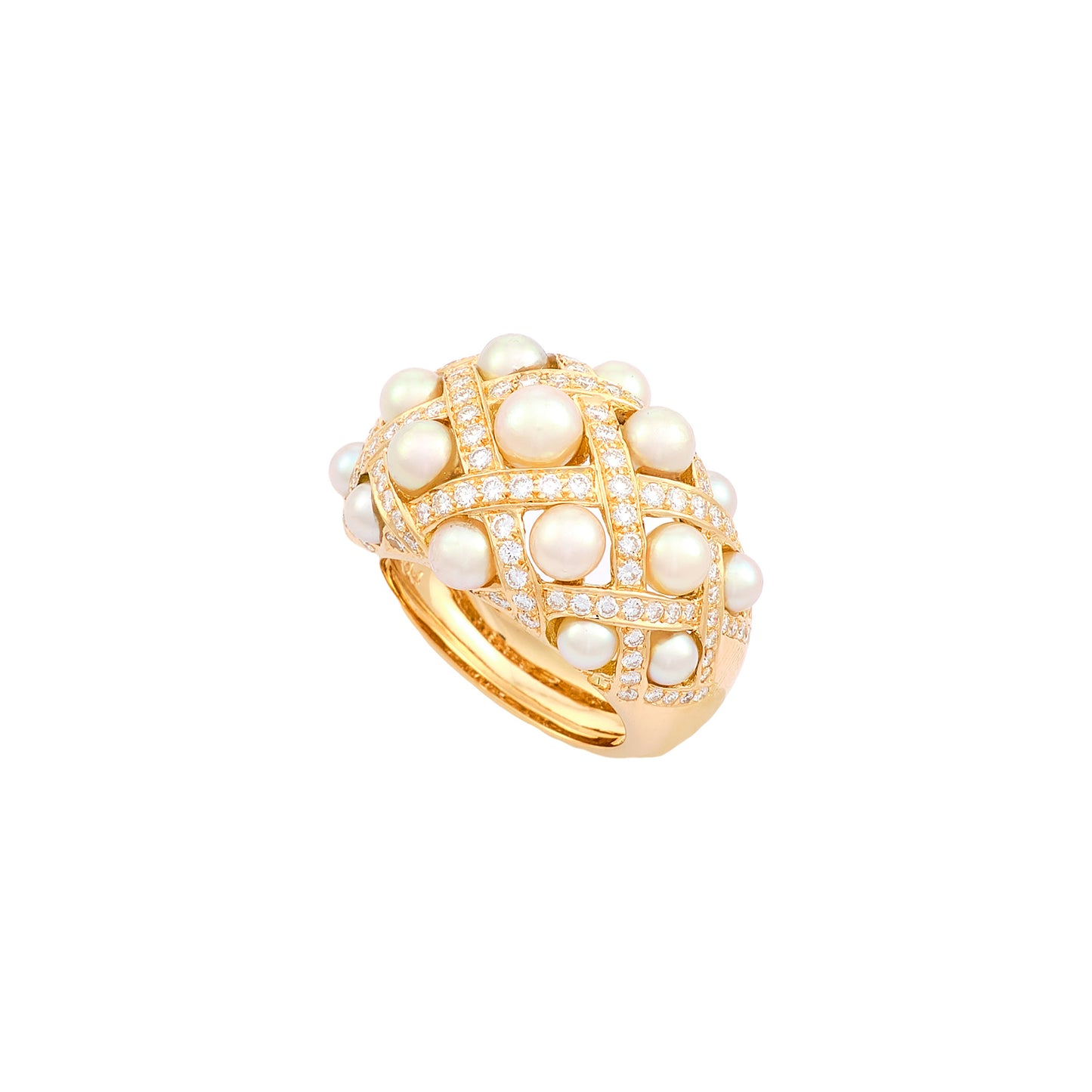 Chanel  ‘Matelassée’ Baroque Ring