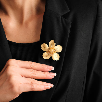 Tiffany & Co. Flower Brooch