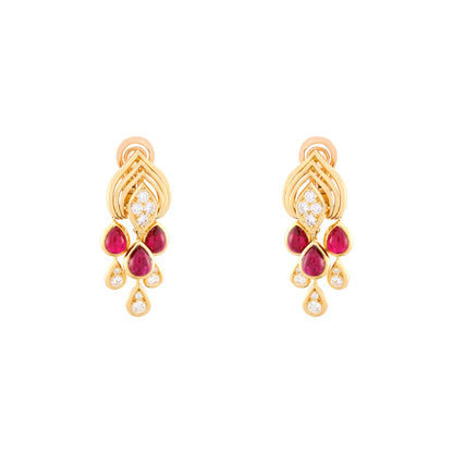 Andre Vassort Ruby Earrings