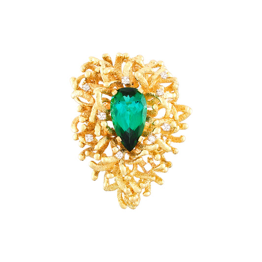 Alan Gard Tourmaline Brooch