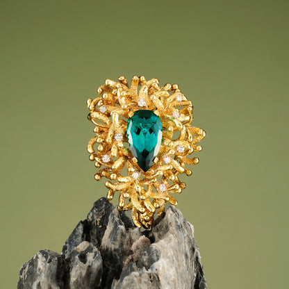 Alan Gard Tourmaline Brooch