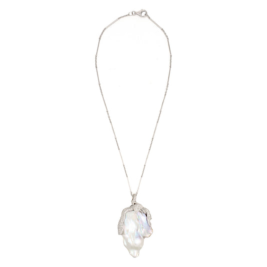 Andre Marcha Baroque Pearl Pendant