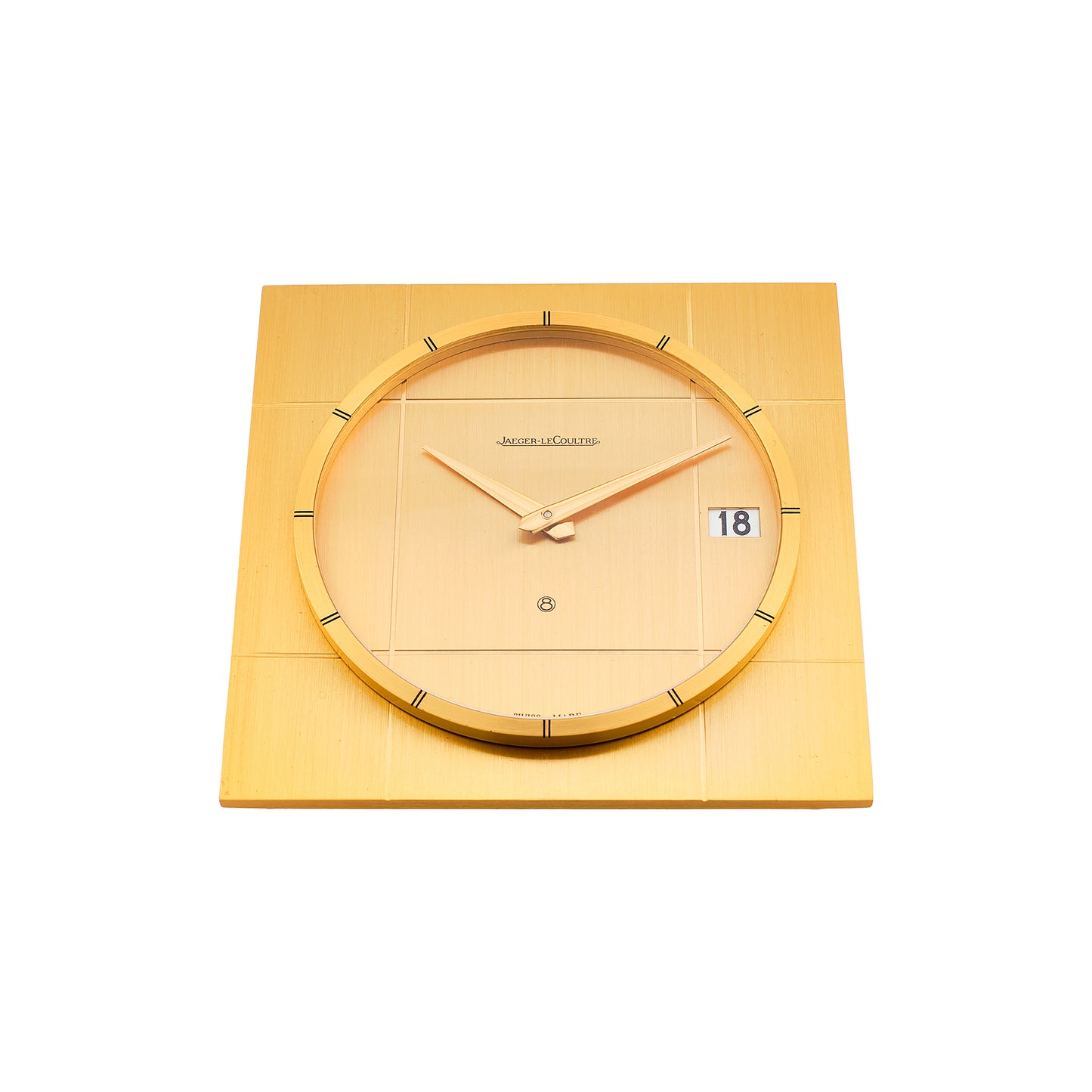 Jaeger-LeCoultre Brass Table Clock