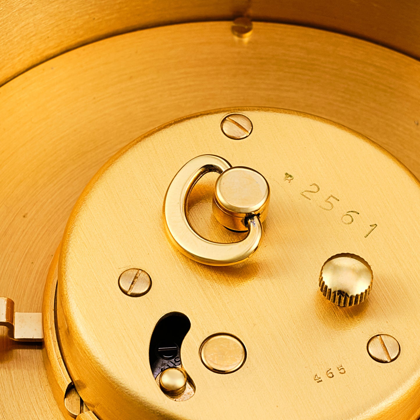 Jaeger-LeCoultre Brass Table Clock