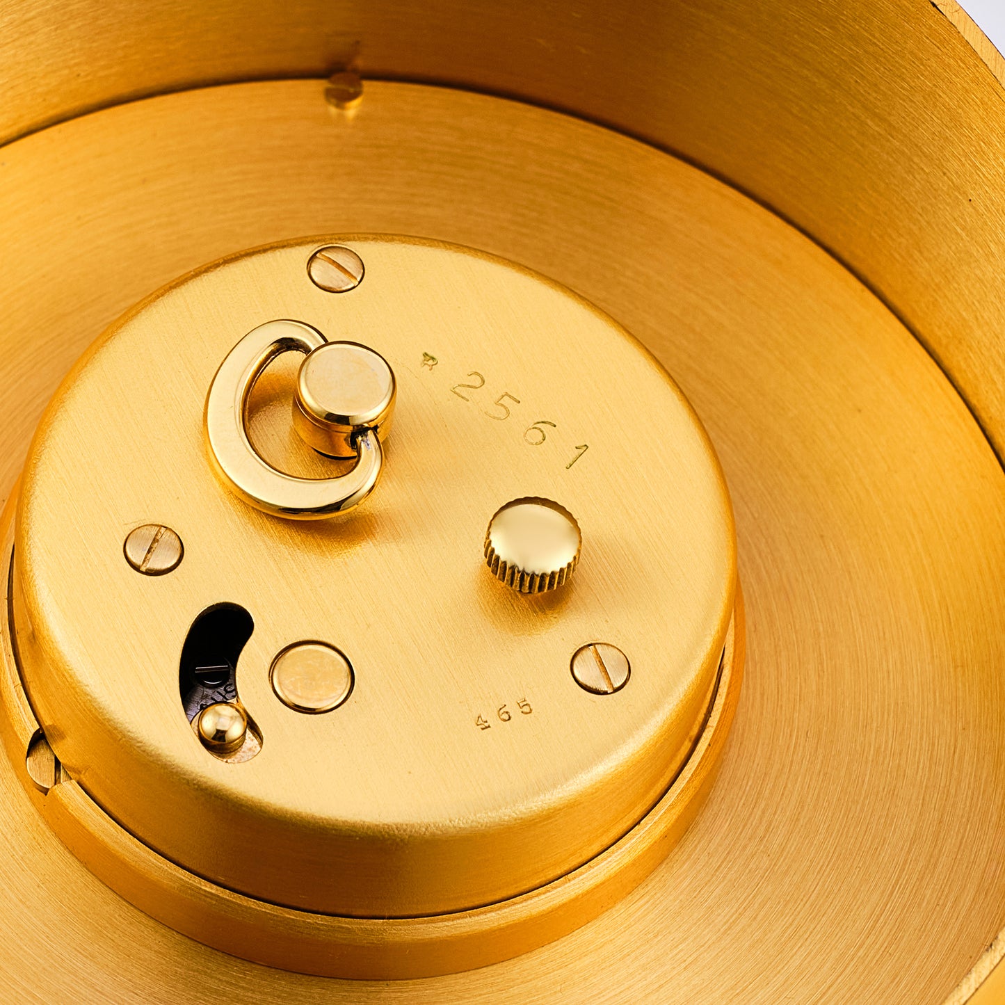 Jaeger-LeCoultre Brass Table Clock