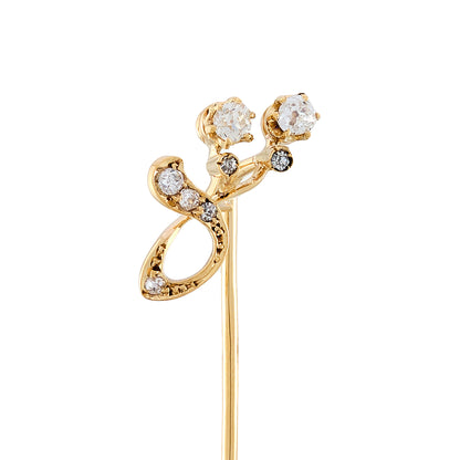 Antique Flower Stick Pin